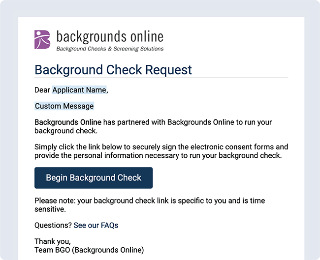 Employment Background Screening - Backgrounds Online